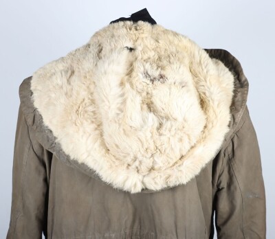 WW2 German M43, Field Grey Winter 'Kharkov' Parka, Fur Lined. - 6