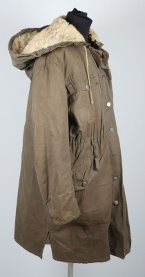 WW2 German M43, Field Grey Winter 'Kharkov' Parka, Fur Lined. - 9