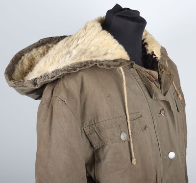WW2 German M43, Field Grey Winter 'Kharkov' Parka, Fur Lined. - 10