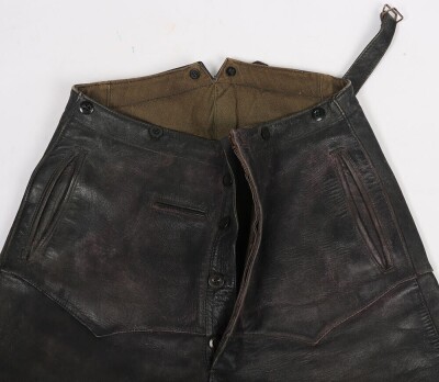 WW2 German Kriegsmarine Leather, Jacket and Trousers, U-Boat Crews. - 16
