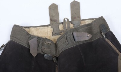 WW2 German Luftwaffe Two Piece Winter Flight Suit, - 2