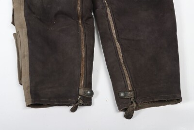 WW2 German Luftwaffe Two Piece Winter Flight Suit, - 4