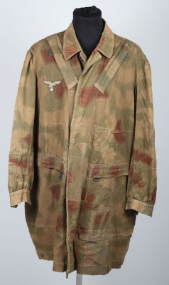WW2 German Luftwaffe Fallschirmjager (Paratrooper) Jump Smock in Tan Water Camouflage,