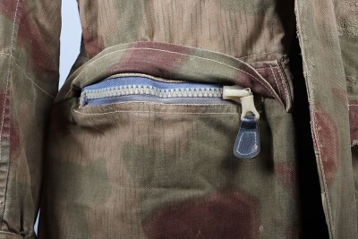 WW2 German Luftwaffe Fallschirmjager (Paratrooper) Jump Smock in Tan Water Camouflage, - 19