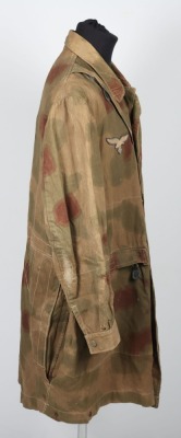 WW2 German Luftwaffe Fallschirmjager (Paratrooper) Jump Smock in Tan Water Camouflage, - 25