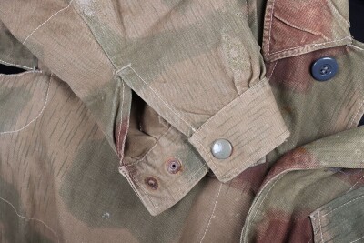 WW2 German Luftwaffe Fallschirmjager (Paratrooper) Jump Smock in Tan Water Camouflage, - 3