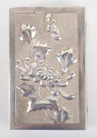 A Chinese silver matchbox case, Wang Hing, Shanghai, London import marks
