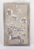 A Chinese silver matchbox case, Wang Hing, Shanghai, London import marks
