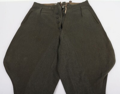 WW2 German Army (Heer) Officers Field Combat Breeches. - 2