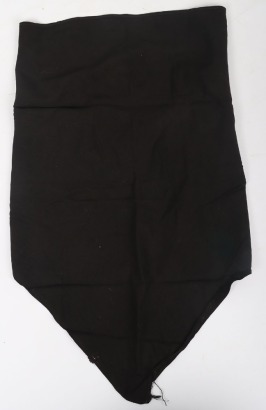 Third Reich Hitler Youth (Hitlerjugend) Black Neck Scarf with RZM Label.