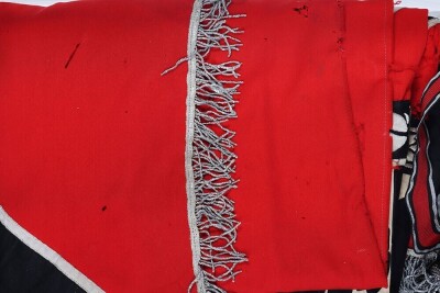 Rare Third Reich RAD (Labour Service) Regimental Standarte with Original Streamers - 13