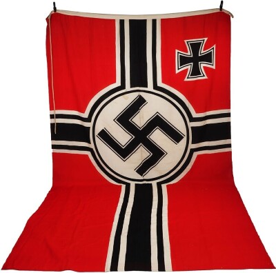 WW2 German Kriegsmarine Battle Flag (Reichskriegsflagge) - 2