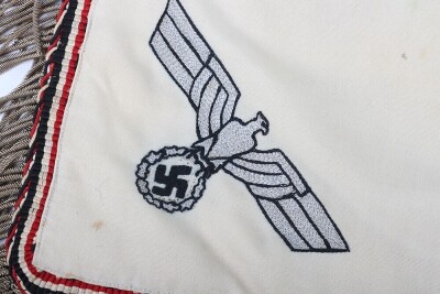 Pair of WW2 German Infantry Regiment 46 Trumpet Banners - 13