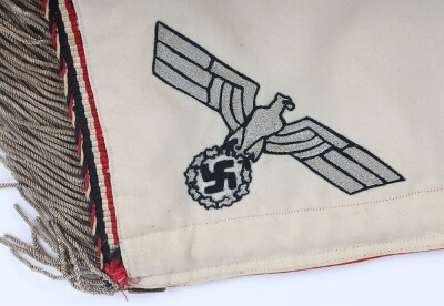 Pair of WW2 German Infantry Regiment 46 Trumpet Banners - 15