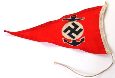 WW2 German Kriegsmarine Water Sports Pennant - 6