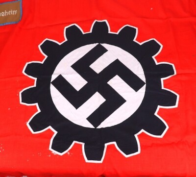 WW2 German DAF (German Labour Front) District Banner - 4