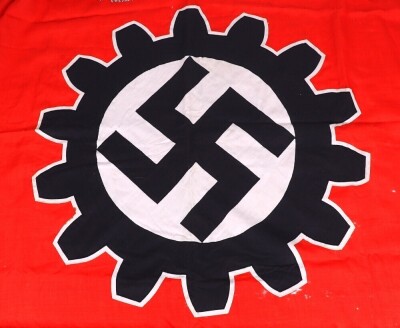 WW2 German DAF (German Labour Front) District Banner - 5