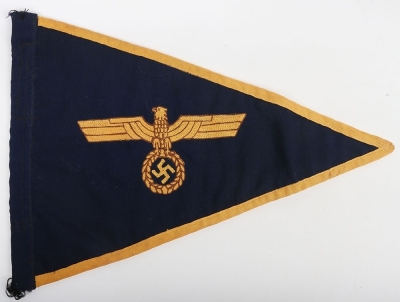 WW2 German Kriegsmarine Car Pennant - 2
