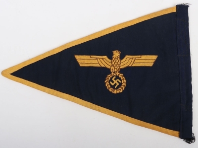 WW2 German Kriegsmarine Car Pennant - 3