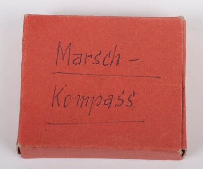 Boxed Hitler Youth (Hitlerjugend) &ldquo;Marsch-Kompass&rdquo; with Period Press Photograph Showing the Compass in Use. - 5