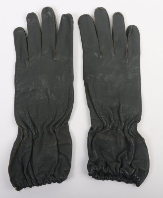 WW2 German Fallschirmjager, Paratroopers Leather Gloves.