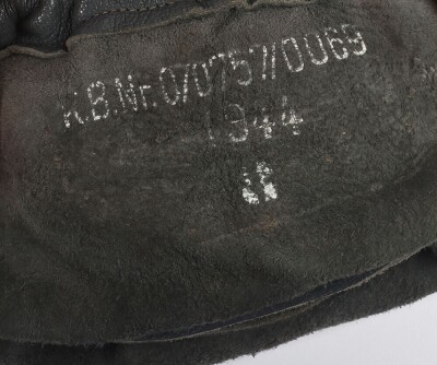 WW2 German Fallschirmjager, Paratroopers Leather Gloves. - 4