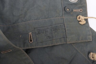 Pre WW2 German Waffen SS, Field Grey Zeltbahn Quarter. - 6