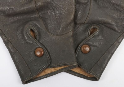 WW2 German Luftwaffe Flying Gloves. - 3