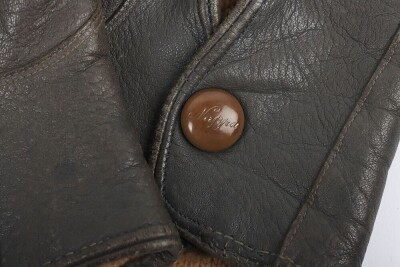WW2 German Luftwaffe Flying Gloves. - 5