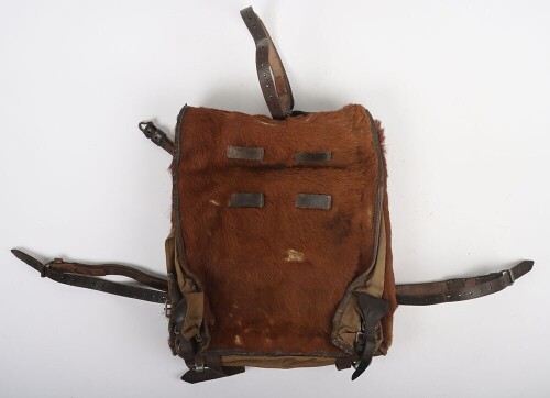 WW2 German Tornister Back Pack, Waffen SS Marked Example.