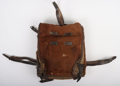 WW2 German Tornister Back Pack, Waffen SS Marked Example.