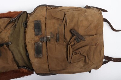 WW2 German Tornister Back Pack, Waffen SS Marked Example. - 3
