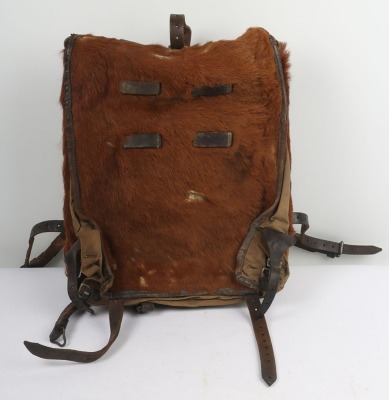 WW2 German Tornister Back Pack, Waffen SS Marked Example. - 4