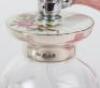 A silver and guilloche enamel perfume set, London 1959 - 4