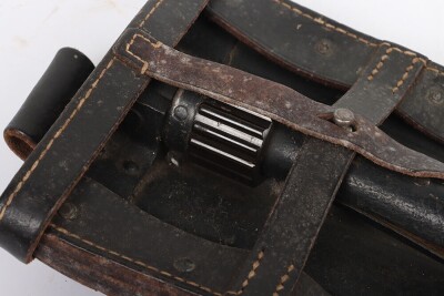 WW2 German Folding Entrenching Tool and Cover. - 6
