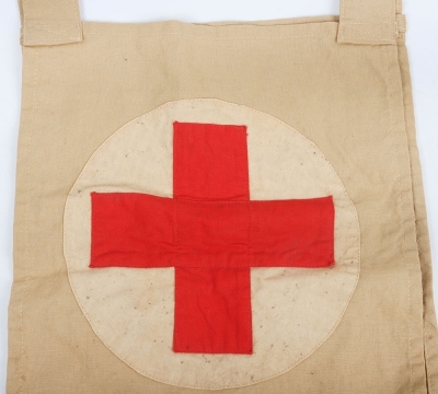 Rare WW2 German Wehrmacht Medical Orderly&rsquo;s Red Cross Over-Smock - 2