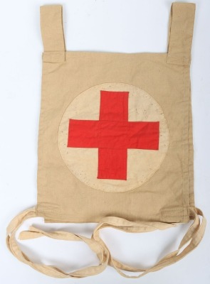 Rare WW2 German Wehrmacht Medical Orderly&rsquo;s Red Cross Over-Smock - 3