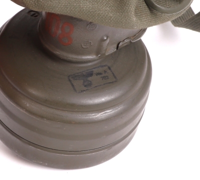 WW2 German Armed Forces Combat Gas Mask in Canister - 5