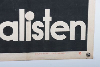German Third Reich Election Poster, 1933. - 6