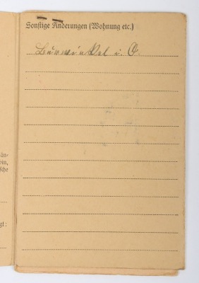 Third Reich Hitler Youth / BDM (Female Organisation) Membership Card and BDM Leader Card to Unterscharf&uuml;hrerin Luise Hillmer from District Oldernburg (91). - 7