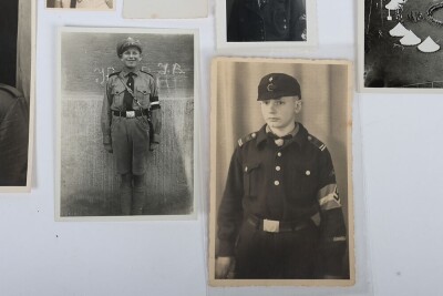 Grouping of 13 Period Original Private Hitler Youth, DJ and BDM Photographs and Postcards - 4