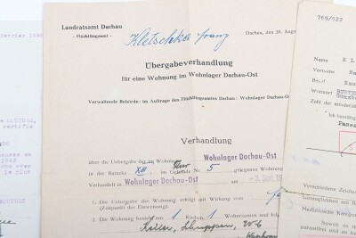WW2 German Soldbuch to San.-Gefr. Franz Kletschka, Infanterie-Regiment 32 and later Marsch-Bataillon Afrika - 4