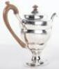 A fine George III silver coffee pot, Charles Alridge, London 1801 - 10