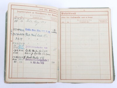 WW2 German Wehrpass to Oberstleutnant Horst von Dreising - 5