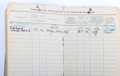 WW2 German Luftwaffe Afrikakorps DAK Soldbuch to Uffz. K. Kowanack, Flak unit in Afrika - 11