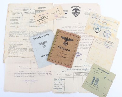 WW2 German Soldbuch to Willi Scheffer, Kriegsmarine Coastal Artillery Unit in Croatia - 2