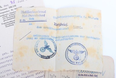 WW2 German Soldbuch to Willi Scheffer, Kriegsmarine Coastal Artillery Unit in Croatia - 5