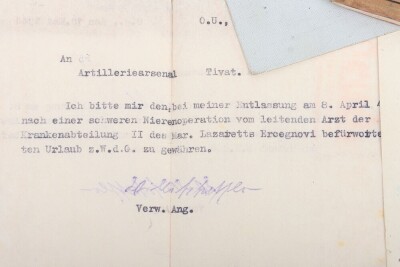 WW2 German Soldbuch to Willi Scheffer, Kriegsmarine Coastal Artillery Unit in Croatia - 6