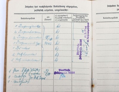 WW2 German Soldbuch to Willi Scheffer, Kriegsmarine Coastal Artillery Unit in Croatia - 11