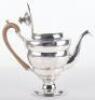 A fine George III silver coffee pot, Charles Alridge, London 1801 - 15